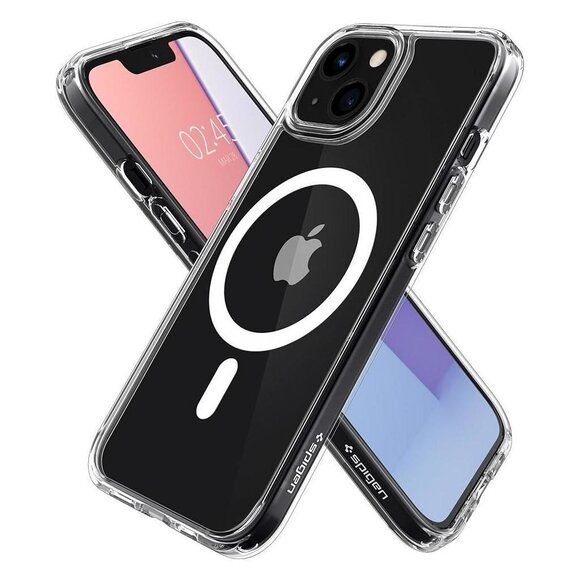 Spigen iPhone 13 [Ultra‎ Hybrid] (MagFit) White Clear Case ACS03528 - Picture 1 of 3